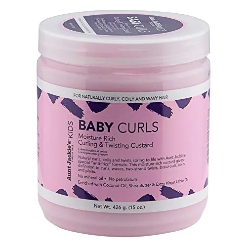 Aunt Jackie's Kids curling custard for curly baby hair