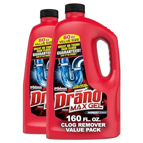 Drano Max Gel Drain Clog Remover twin pack