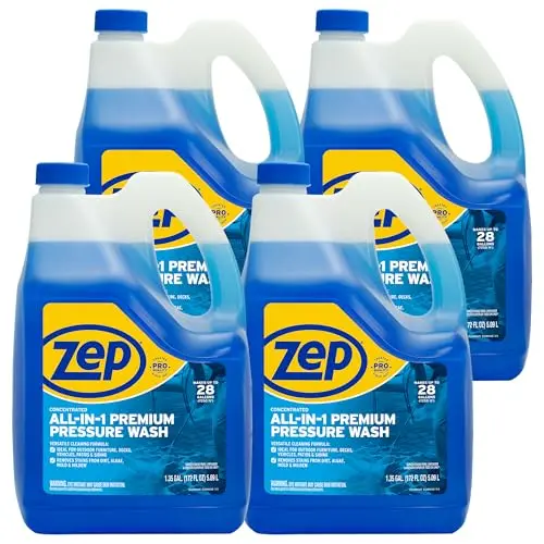 Zep All-In-1 Pressure Wash Cleaner case of 4
