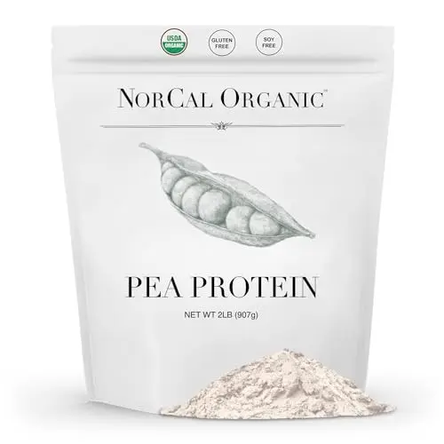 NorCal Organic Premium Pea Protein Isolate in a bag