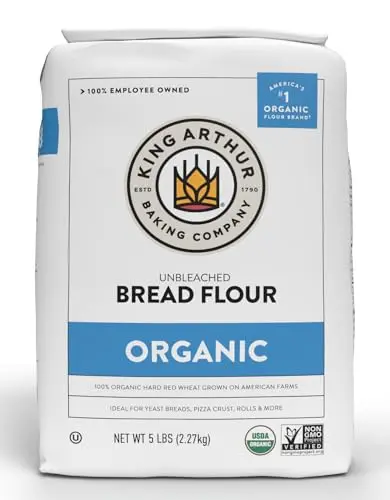 Bag of King Arthur Organic Unbleached Bread Flour