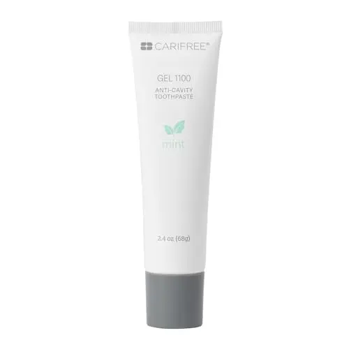 CariFree Gel 1100 toothpaste tube with mint flavor