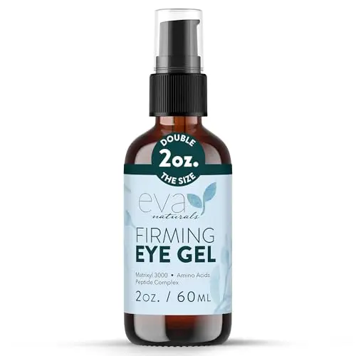 Eva Naturals Anti-Aging Eye Gel for Dark Circles and Puffiness
