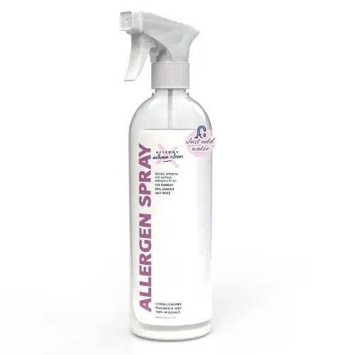 Allergy Asthma Clean Allergen Spray bottle that mixes with water