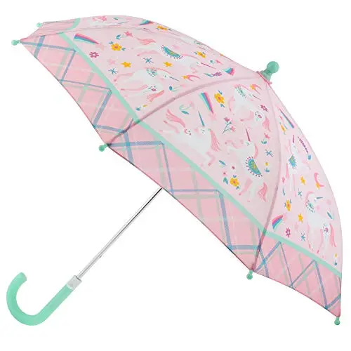 Stephen Joseph Kids' Umbrella with pink unicorn pattern