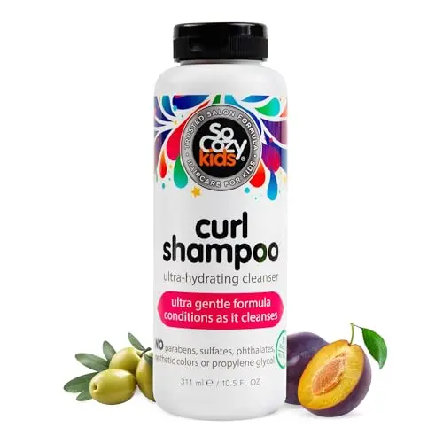 SoCozy Curl Shampoo bottle for kids with curly hair