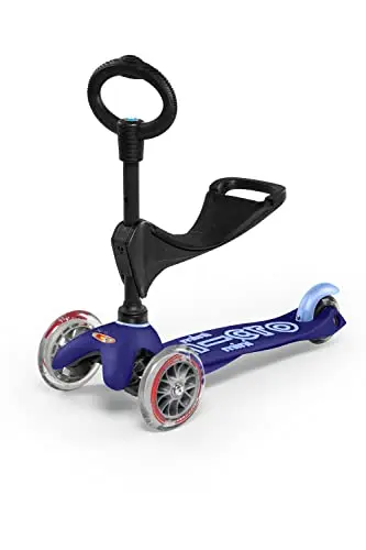 Micro Kickboard Mini 3-in-1 Deluxe toddler scooter in blue