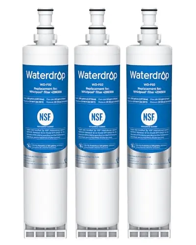 Waterdrop WD-F02 standard refrigerator water filter for Whirlpool models