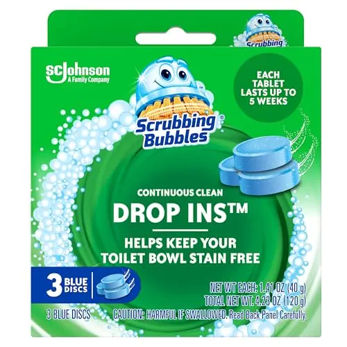 Scrubbing Bubbles Continuous Clean Toilet Drop In tablets