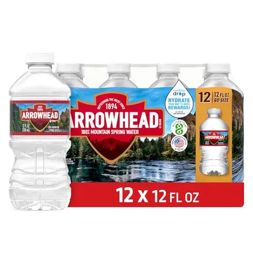 Arrowhead Mountain Spring Water Bottles 12 Pack - 12 Fl Oz