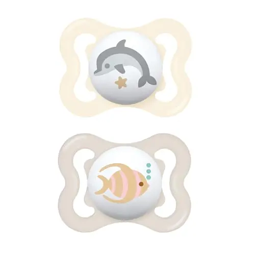 MAM Air baby pacifier with sterilizer case for newborns