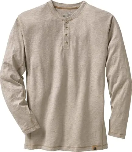 Legendary Whitetails Men's long sleeve cotton-poly henley shirt