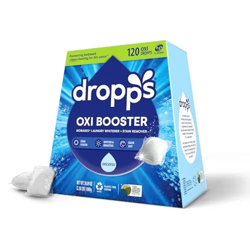Dropps Oxi Booster Pods in cardboard container
