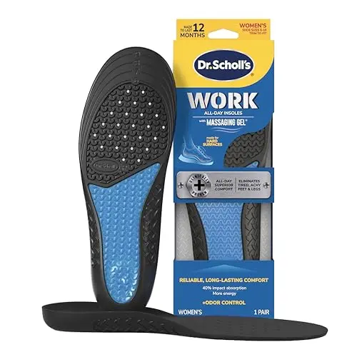 Dr. Scholl's Work All-Day Superior Comfort Insoles with Massaging Gel