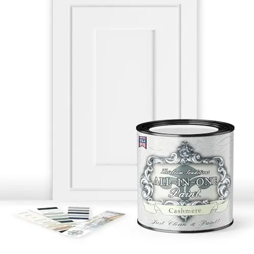 Heirloom Traditions ALL-IN-ONE Paint in Cashmere color, suitable for furniture and cabinets.