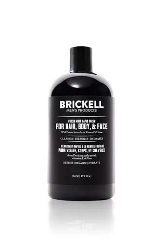Brickell Men's Rapid Wash 3-in-1 bottle
