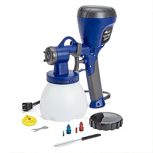 HomeRight Super Finish Max HVLP paint sprayer with three brass tips