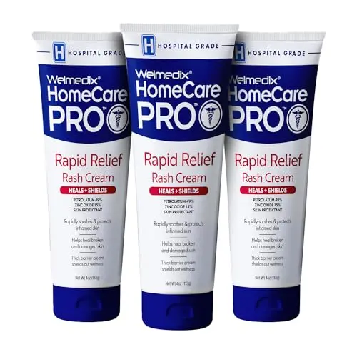 Welmedix Rapid Relief Diaper Rash Cream tubes