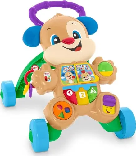 Fisher-Price Laugh & Learn Smart Stages puppy activity walker toy