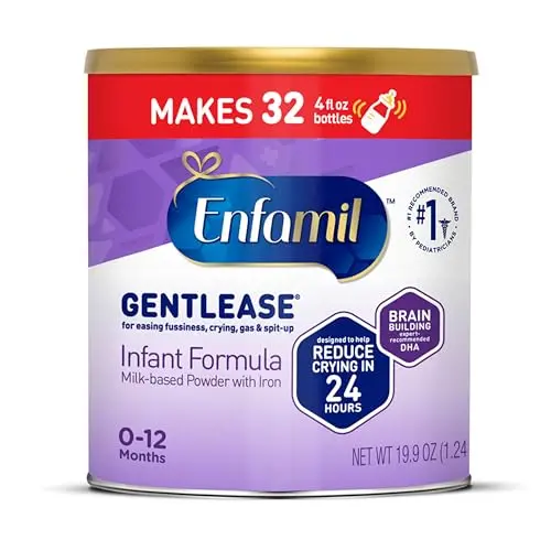 Enfamil Gentlease baby formula powder can