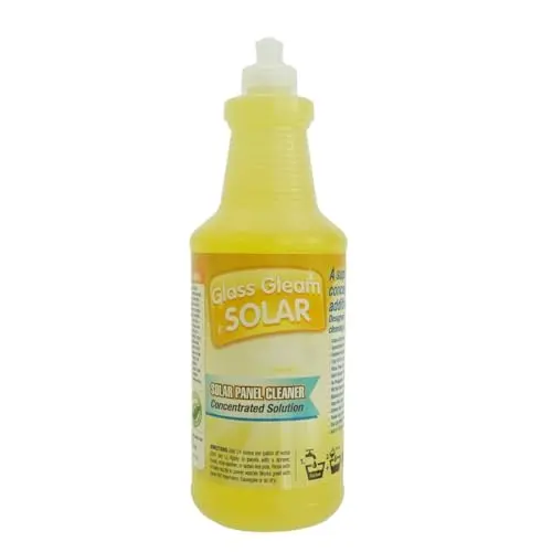 Titan Laboratories Glass Gleam solar panel cleaner quart bottle