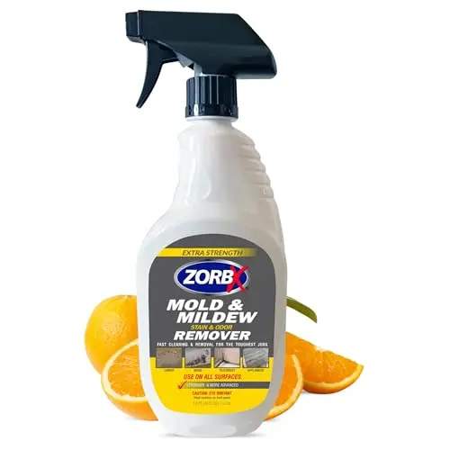 ZORBX Extra Strength Mold and Mildew Remover spray bottle