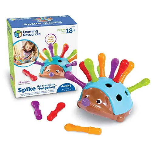 Learning Resources Spike the Hedgehog fine motor toy with colorful quills