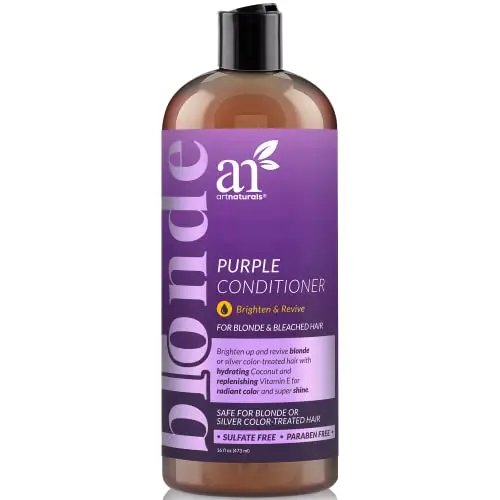 Artnaturals Purple Conditioner bottle for color-treated hair