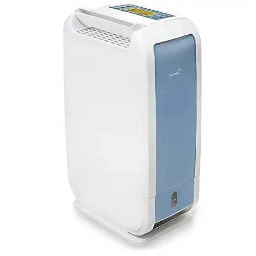 Ivation 13-pint desiccant dehumidifier with LCD screen and drain hose