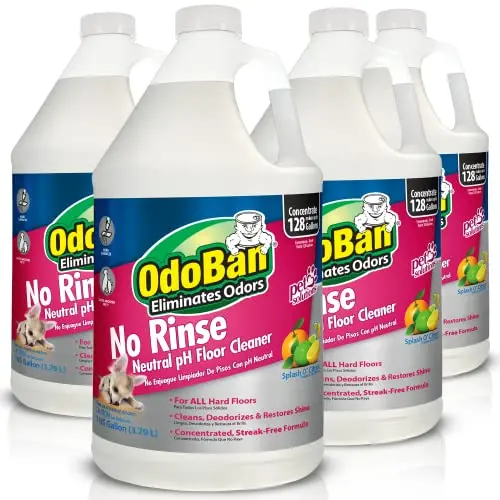 OdoBan Pet Solutions No Rinse Floor Cleaner Concentrate gallon bottle