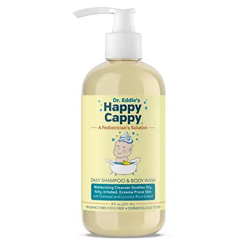 Happy Cappy Baby Shampoo and Body Wash for eczema-prone skin
