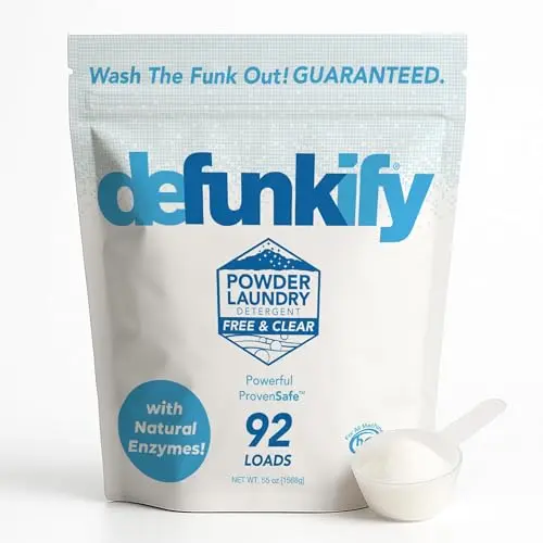 Defunkify Free & Clear Powder Laundry Detergent bag
