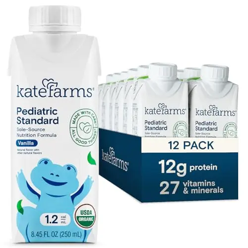 Kate Farms Pediatric 1.2 nutrition shake carton
