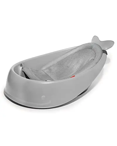 Skip Hop Moby 3-stage grow-with-me baby bathtub with removable smart sling