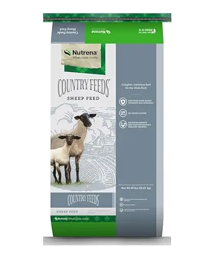 Nutrena Country Feeds 16% Textured Sheep Feed in a 50 lb bag
