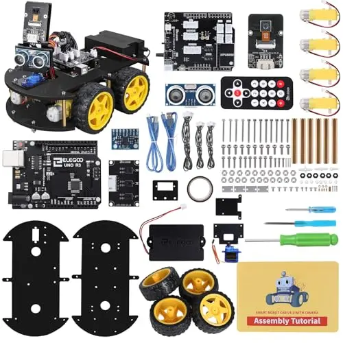 ELEGOO UNO R3 Smart Robot Car Kit with remote control and various modules