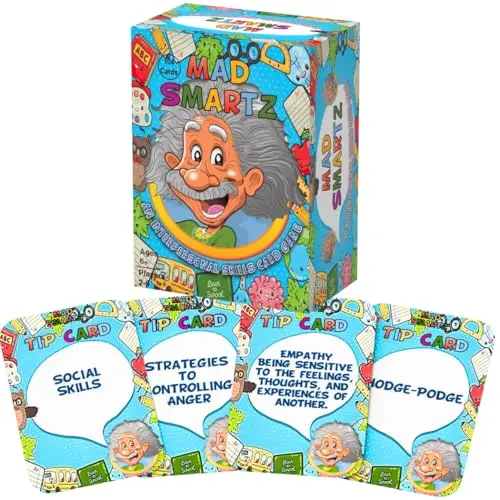 Thought-Spot Mad Smartz social skills card game for kids