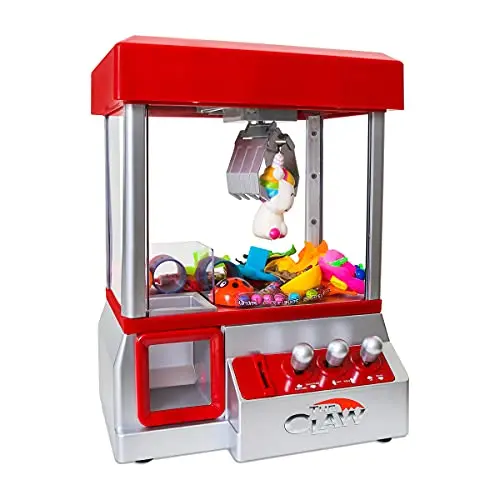 Bundaloo classic arcade-style claw machine with candy grabber for children