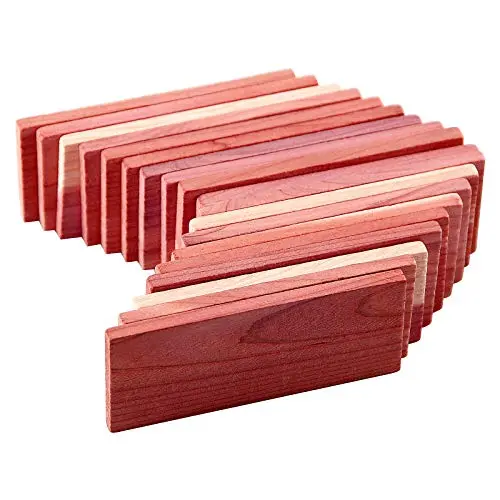 Cedar Space aromatic red cedar wood blocks in a pile
