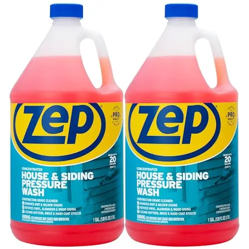 Zep House and Siding Pressure Wash Cleaner Concentrate two-pack case