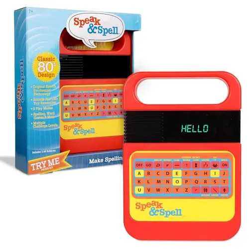 Basic Fun Speak & Spell retro electronic spelling game for kids