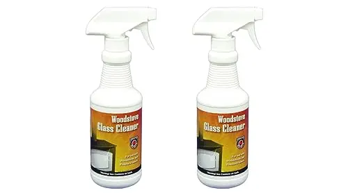 MEECO'S RED DEVIL 701 wood stove glass cleaner spray bottle two-pack