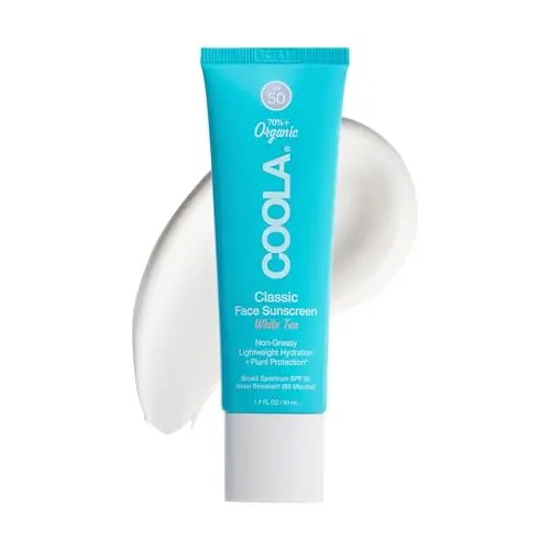 COOLA Organic SPF 50 white tea face sunscreen lotion