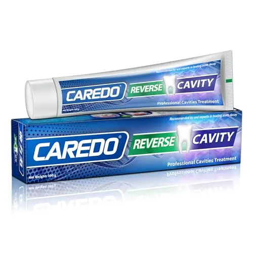 CAREDO Cavity Reversal Hydroxyapatite Toothpaste tube