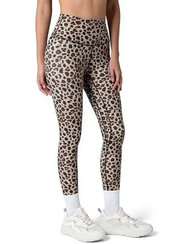 Colorfulkoala High Waisted Tummy Control Leggings in leopard print
