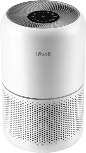 LEVOIT Core300-P White Air Purifier on a table