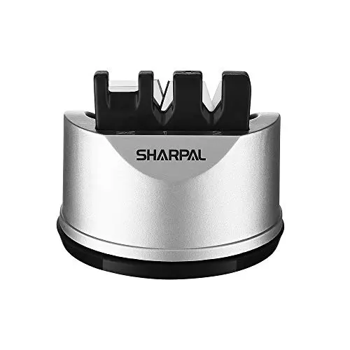 SHARPAL 191H compact knife and scissors sharpener with suction base