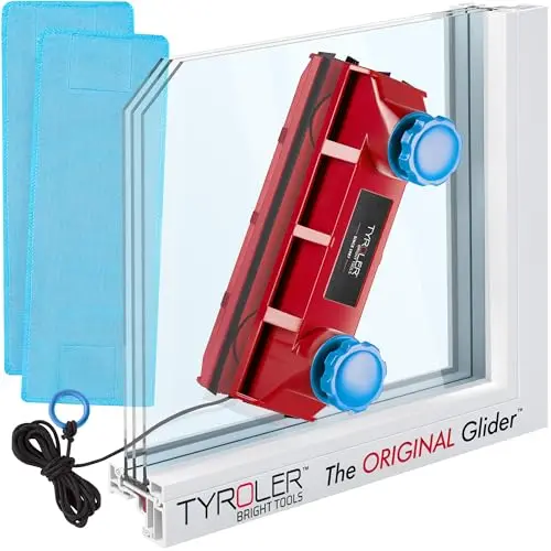 Tyroler Magnetic Window Cleaner Tool, The Glider