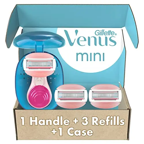 Gillette Venus Mini ComfortGlide razor with white tea moisture bars