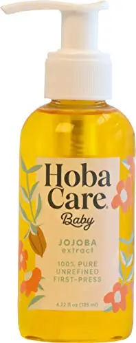 HobaCare Jojoba Baby Oil with pump bottle